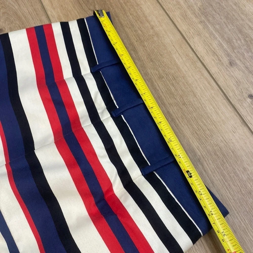 J. Crew Striped Twill Mini‎ Skirt Preppy Classic Multicolor